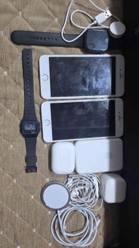 شلعه ثنين ايفون ٦بلص واحد مبدل بطاريه الثاني بلادي و ماك سيف و راس شاح...