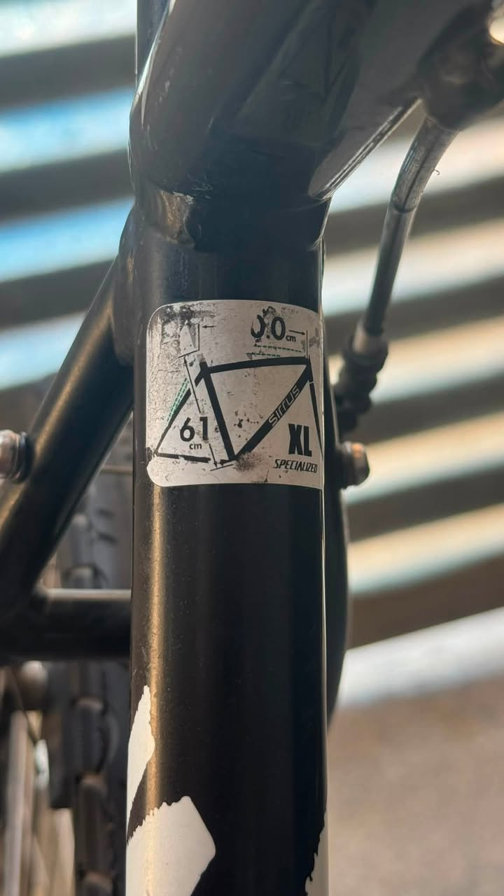 ..XL لاصحاب القامات الطويله …
السلام عليكم ورحمه الله وبركاته …
للبيع SPECIALIZED كلها مختمه سبشل زد 🇺🇸 ماركه غنيه عن التعريف 
قياس الفريم XL ارتفاع الفريم 61
دراجه حلوه ونظيفه ما ناقصها شي
عليها تايرات وجوابه KENDA جديدات قبل اسبوع شديتهن 
وياله AXlS 
سستم شيمانو 3 امامي 8خلفي 
السعر 275 
العنوان بغداد الزعفرانيه 
للاتصال ***********
