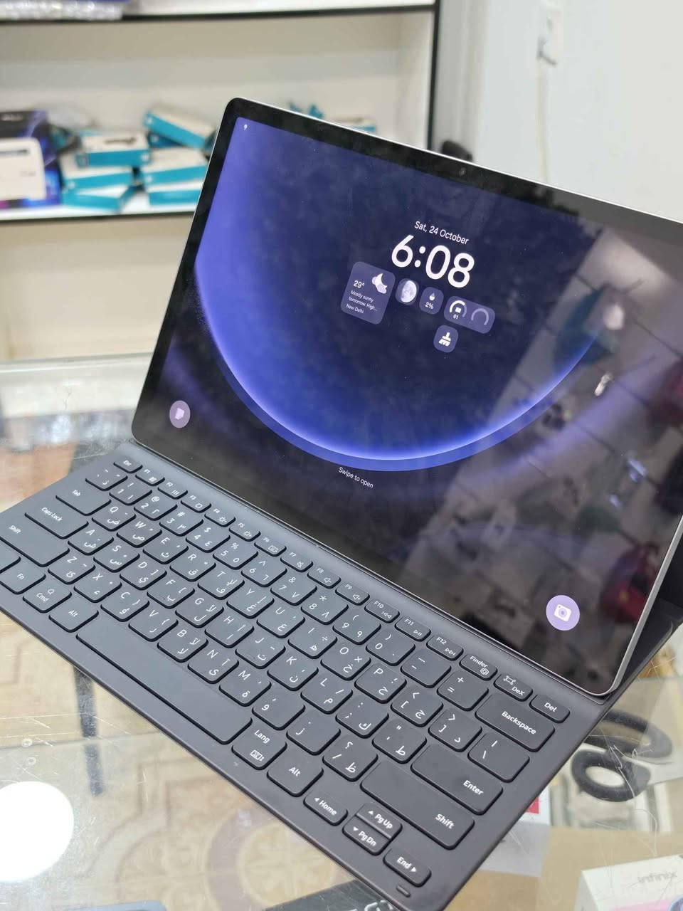 سامسونك S9Fe Plus • ١٢٨ • كيبورد وقلم أصلي