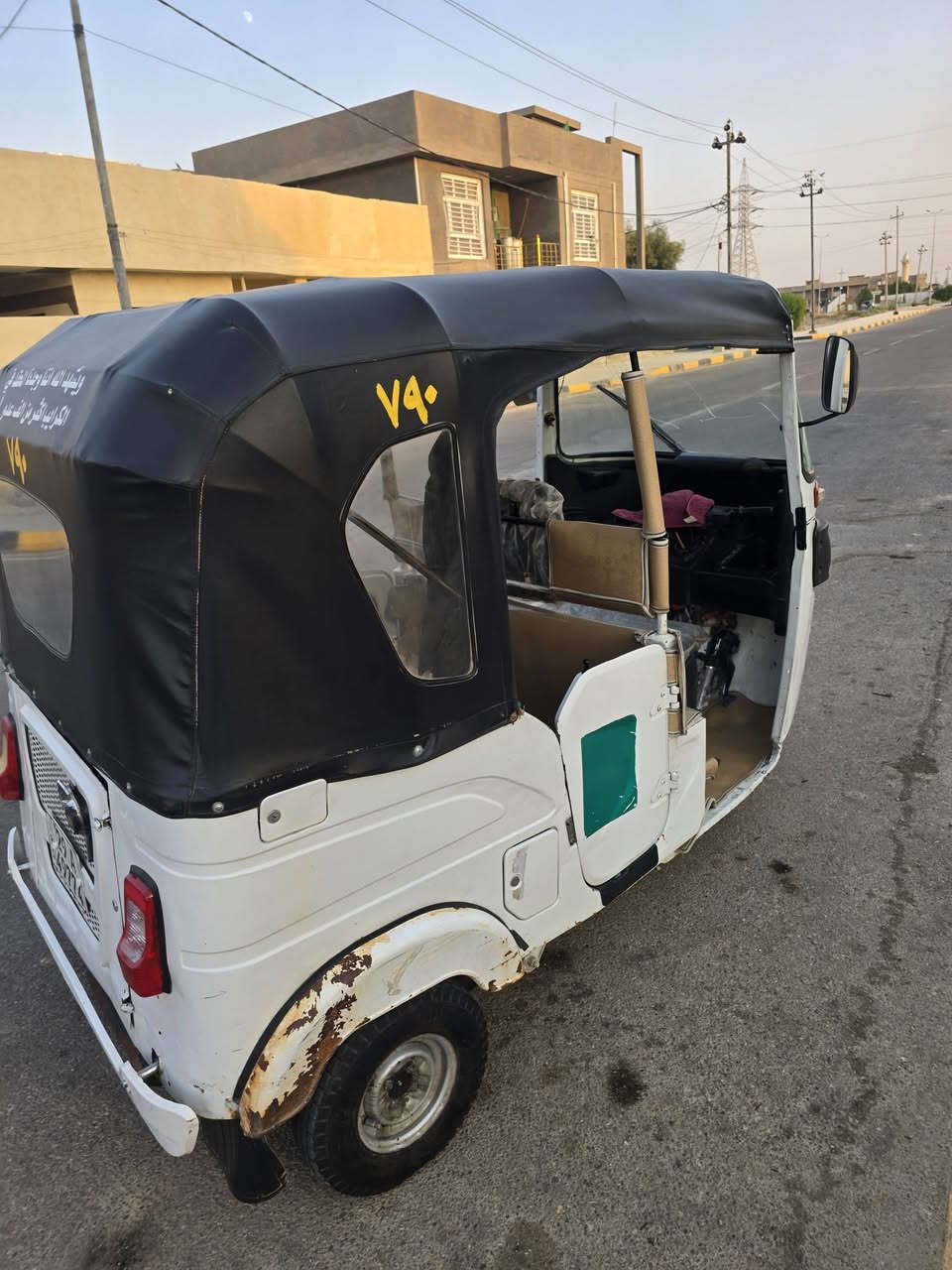 على بركه الله تكتك للبيع
الموديل 2021 لون ابيض رقمها واسط بسمي تحويل ثاني يوم 

الضرر صفحه اليسرة مرجعه حار  +الدوس معمرات +المكينه بوش وبست فقط 
كل ناقص ماعوزها ........
الموقع واسط العزيزية 

للاستفسار على السعر الاتصال على 👇

 ***********  اتصال و واتساب 

  ***********  اتصال

