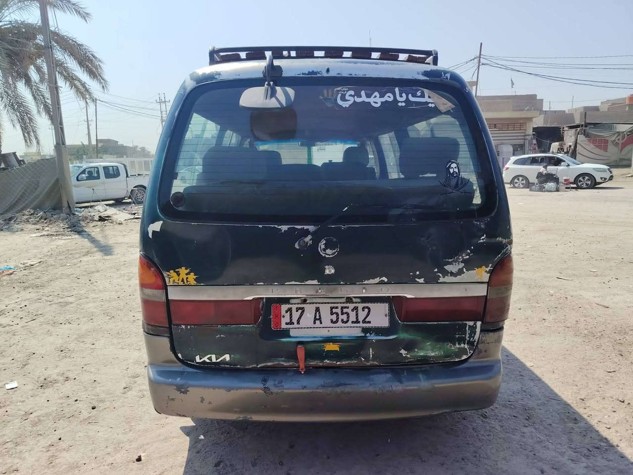 السلام عليكم بريجو موديل 99 بسمي السياره مصفره من كلشي مرور هيئة مكينه ٢٧٠٠ حداديه امامي خلفي قبل يومين مسوي صدره باتري سلف دينمو كله جديد مكاني حله شارع 80 مال كربله اي استفسار على هذا الرقم (*********** السعر ٤٥ او بيه مجال قليل كلش
