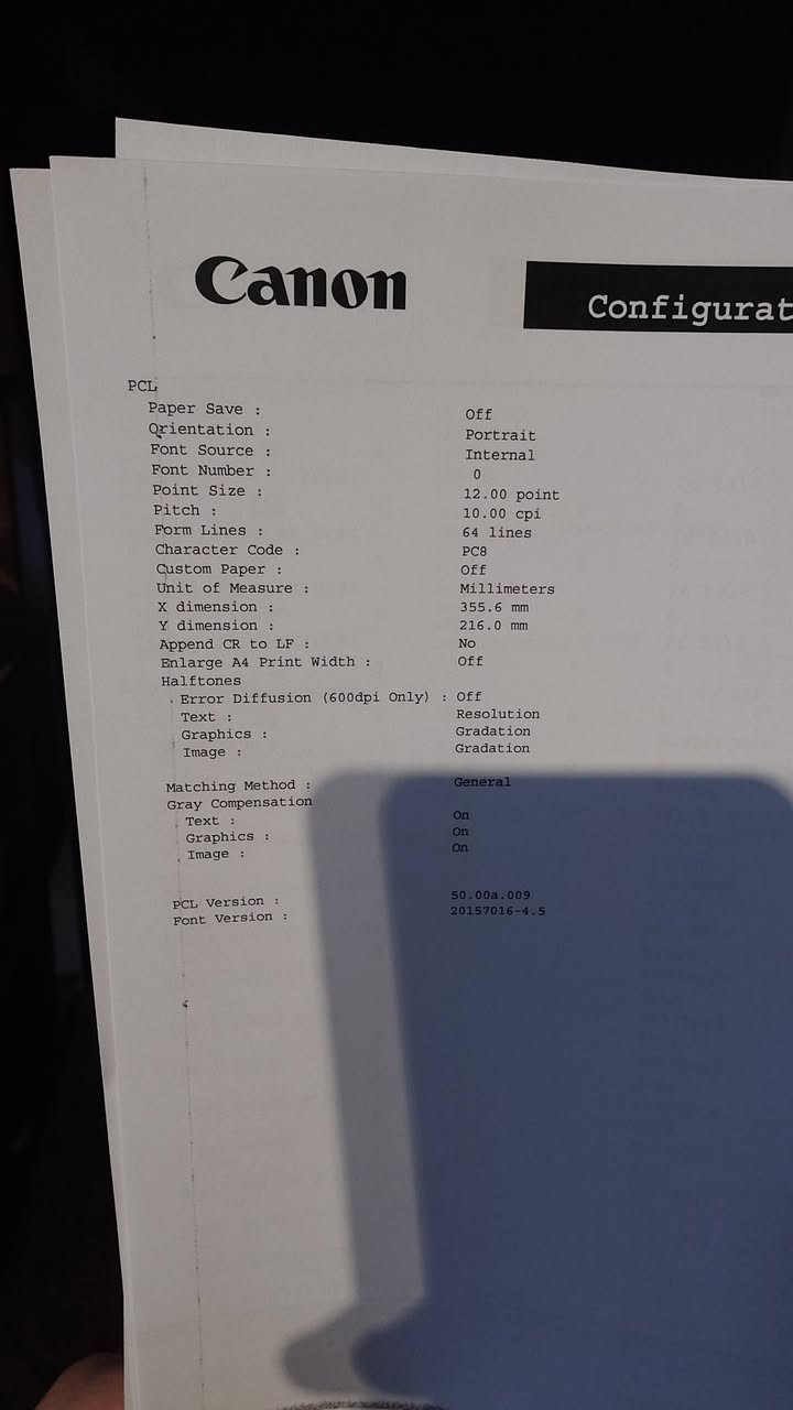 كانون c355i • نظيفة • خط بالطباعة