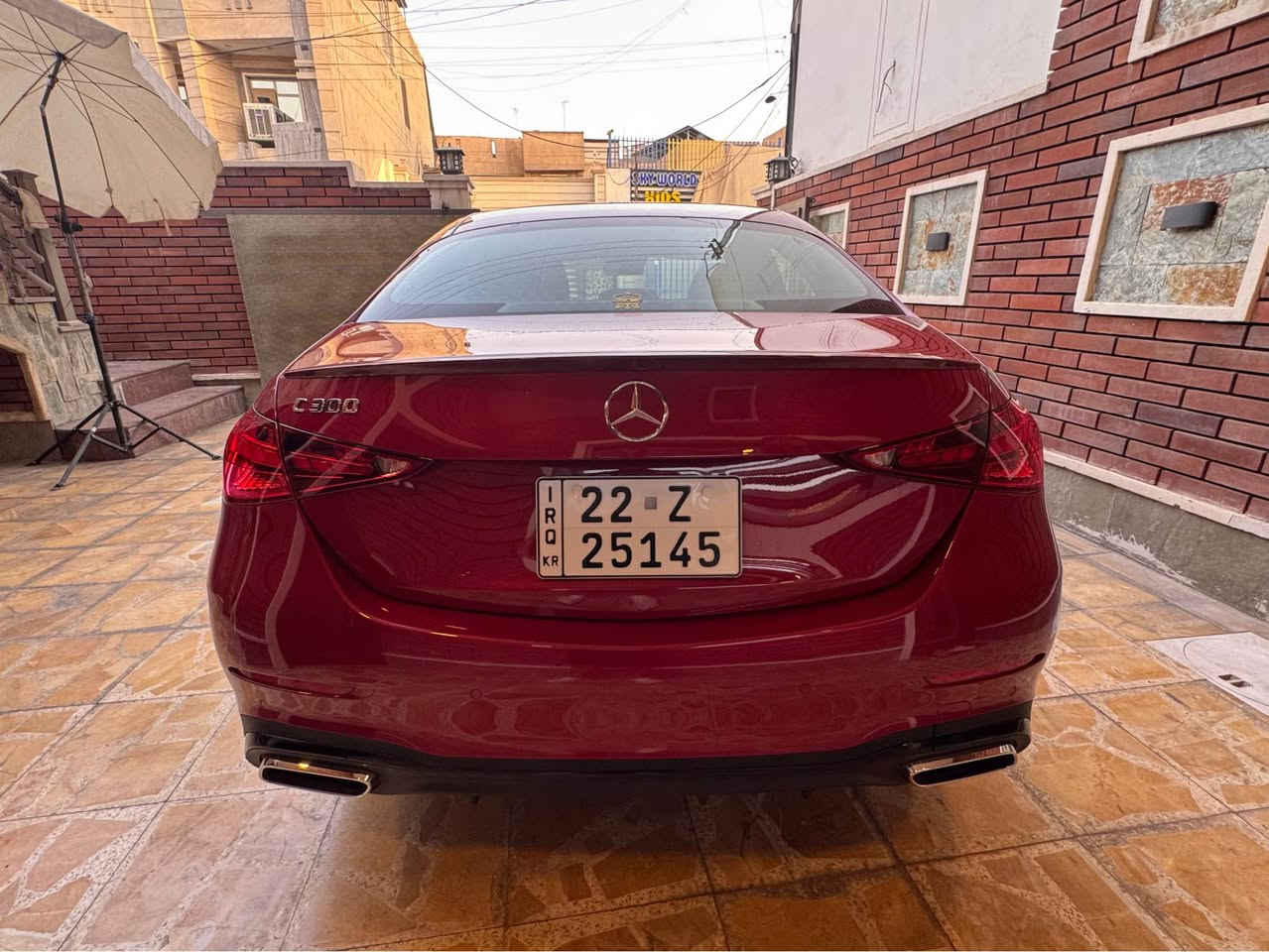 🔥 للبيع مرسيدس C300 AMG Black Edition 🔥
موديل (2024)

🚘 Mercedes-Benz C300 – AMG Black Edition
✨ لون أحمر ماروني مميز وفخم
📍 واردة أمريكي – أربيل
🔢 مرقمة أربيل باسمي
🛣️ العداد: 14,000 ميل فقط

💎 المواصفات:
• AMG Black Edition / AMG Body Kit
• كاميرات 360°
• نظام صوت Burmester الفاخر 🎵
• سقف Panoramic
• إضاءة داخلية Ambient Lighting
• شاشة ونظام MBUX
• مقاعد كهربائية وذاكرة
• Keyless Entry / تشغيل بصمة
• Apple CarPlay & Android Auto
• حساسات أمامية وخلفية
• مثبت سرعة
• Blind Spot Assist
• Lane Assist
• أنظمة أمان ومساعدة السائق
• جميع الإيربكات سليمة وأصلية ✅
• السيارة داخلة بدون حادث
• الصبغ صفحة كاملة في أمريكا
• نظافة عالية جداً وحالة مميزة

🔥 سيارة فخمة، رياضية، ومواصفات كاملة، واللون الماروني يعطيها حضور مختلف تماماً.

💰 السعر: 339 ورقة

📍 العنوان: أربيل
📞 للاستفسار: ***********

السيارة لأهل الذوق… والفحص على المشتري بكل رحابة صدر. بغداد, العراق
