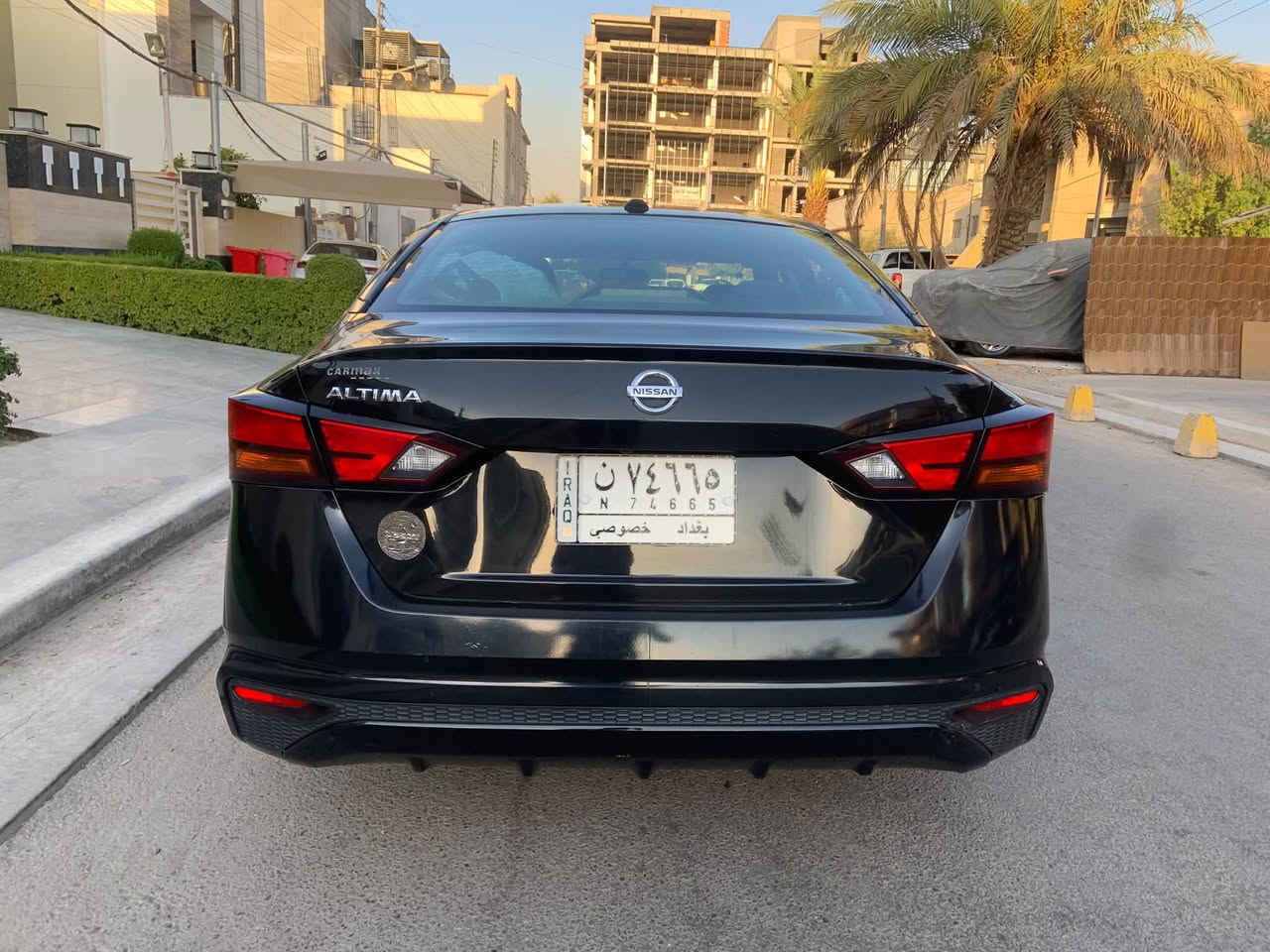 بيع سيارة
نيسان التيما 2019 S
شكل الجديد وارد امريكي 
ماشية 100 الف  ml 
حادثها بنيد وجاملغ 
مكينة 2500 
السيارة جاهزة من كلشي مكينة وكير وصدر وتبريد وتايرات 
مواصفات بصمة وتشغيل عن بعد وكامرة خلفية وشاشة
بيها 3 قطع صبغ بنيد وجاملغ وشوية من الباب 
السعر 119$ 
المكان :- بغداد - الشعب
للاستفسار : ***********

