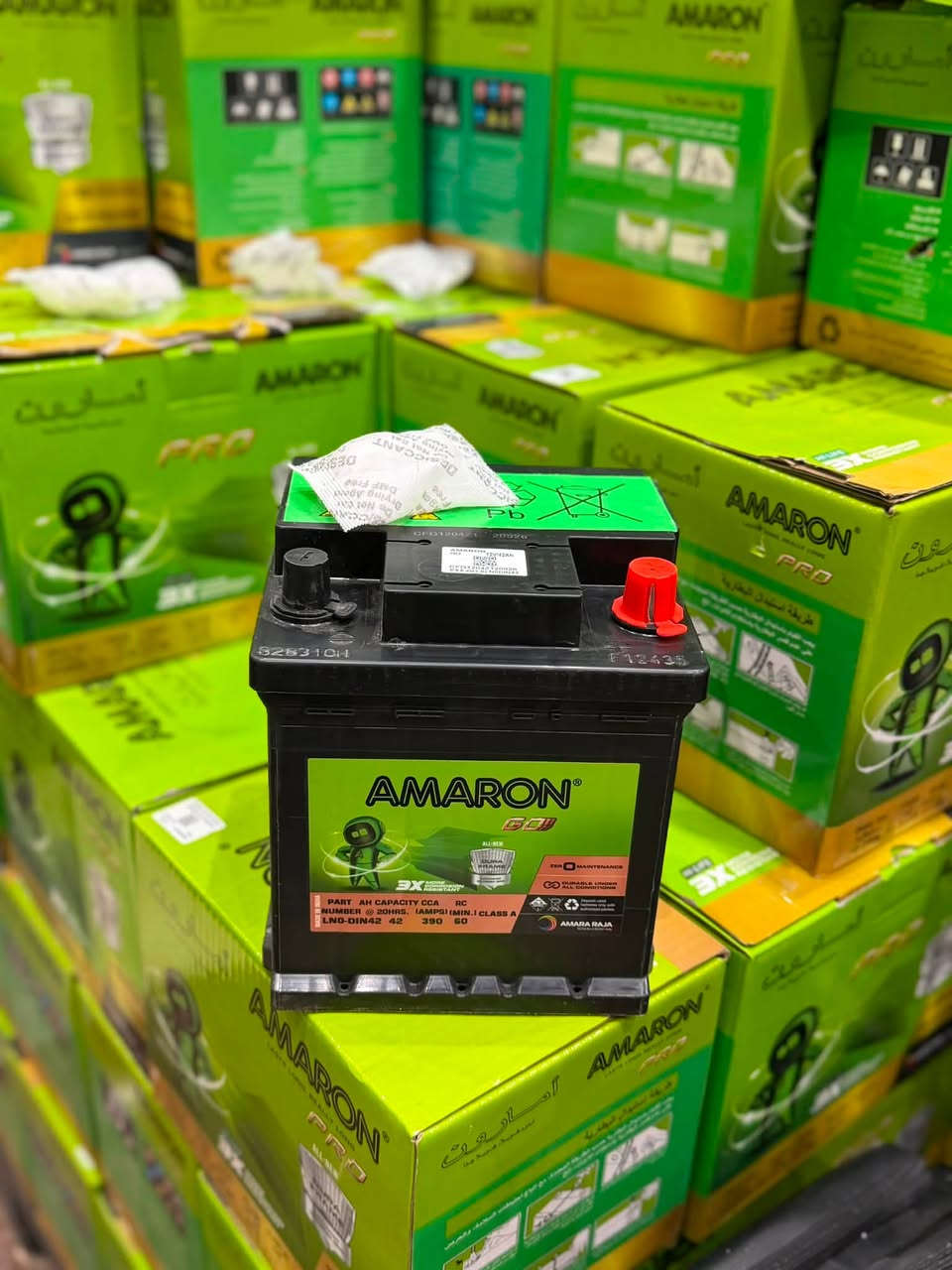 🔋 بطاريات أمارون الأصلية – الخيار الأول لأصحاب السيارات 🔋
لا تخاطر ببطارية تجارية قصيرة العمر… اختر بطاريات أمارون الأصلية وتمتع بأداء قوي واعتمادية تدوم.

✅ تشغيل سريع وقوي
✅ عمر افتراضي طويل
✅ مقاومة ممتازة للحرارة والظروف القاسية
✅ ضمان رسمي لمدة سنة
✅ متوفرة لمختلف أنواع السيارات (العادية، AGM، EFB)

📍 الوكيل الحصري لبطاريات أمارون في محافظة نينوى – الموصل

📞 للاستفسار والطلب:
☎️ ***********
☎️ ***********

🚗 أمارون… طاقة تدوم وثقة مع كل تشغيل. 💚
