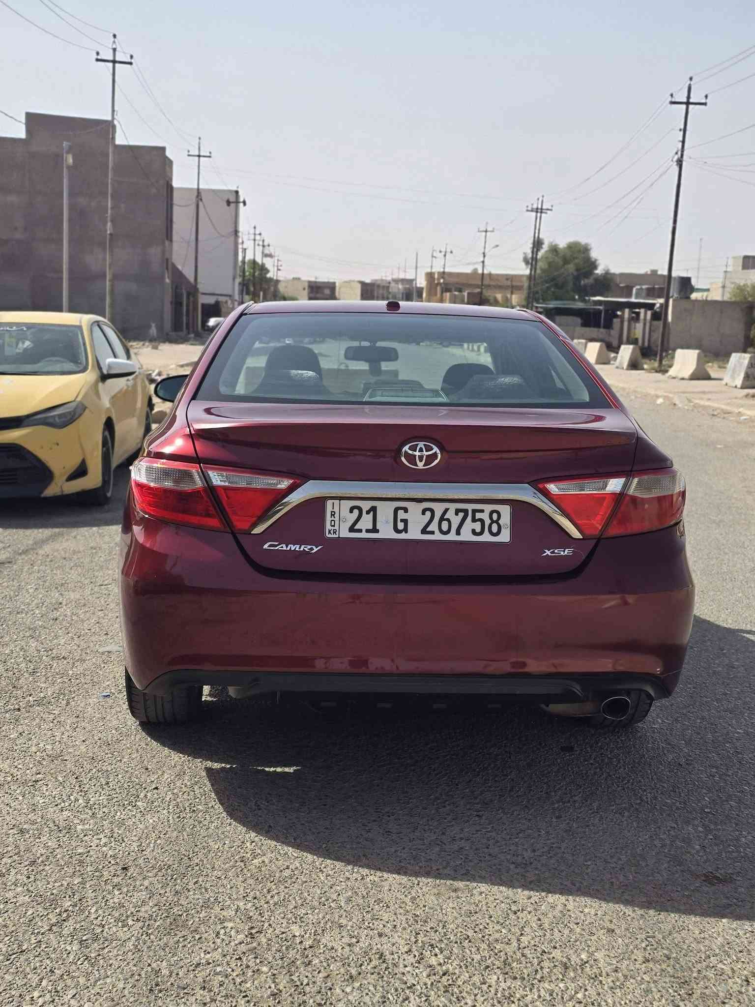 السلام عليكم للبيع كامري 2017 XSE
فول مواصفات گير محرك صدر شرط السيارة نظيفة عليهه ادامة مستمرة الضرر 3 قطع صبغ جاملغ وبونيد
وباب السكن 
السيارة مسجلة سليمانية رقم جديد
مكان السيارة كركوك 
السعر 135 وبي مجال بالنقد وترهم مقدمة دفتر 
والباقي مدة 
الشراي يتصل ***********

