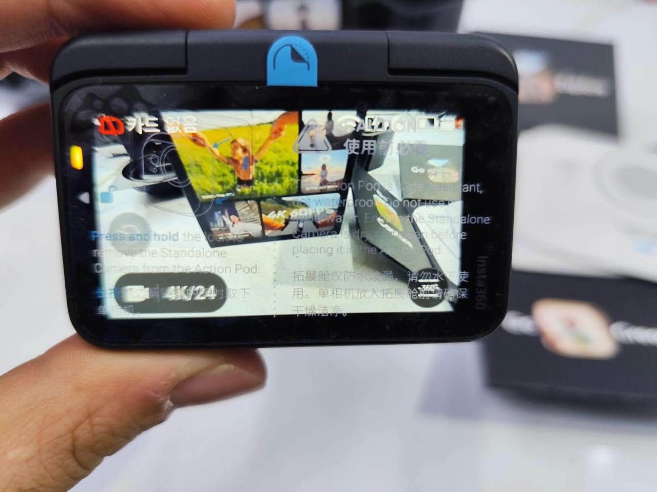 Insta360 GO Ultra 4K
 كاميرا صغيرة جدًا وخفيفة
 تصوير بدقة 4K
شاشة لمس وتحكم كامل 
 تصميم Hands-Free للتصوير بدون مسك الكاميرا
مناسبة للتصوير اليومي، السفر والـVlog
 حجم صغير وسهلة الحمل والاستخدام
 جديدة بالكرتون
 للسعر والاستفسار مراسلتنا
للحجز او الاستفسار التواصل واتساب ***********
