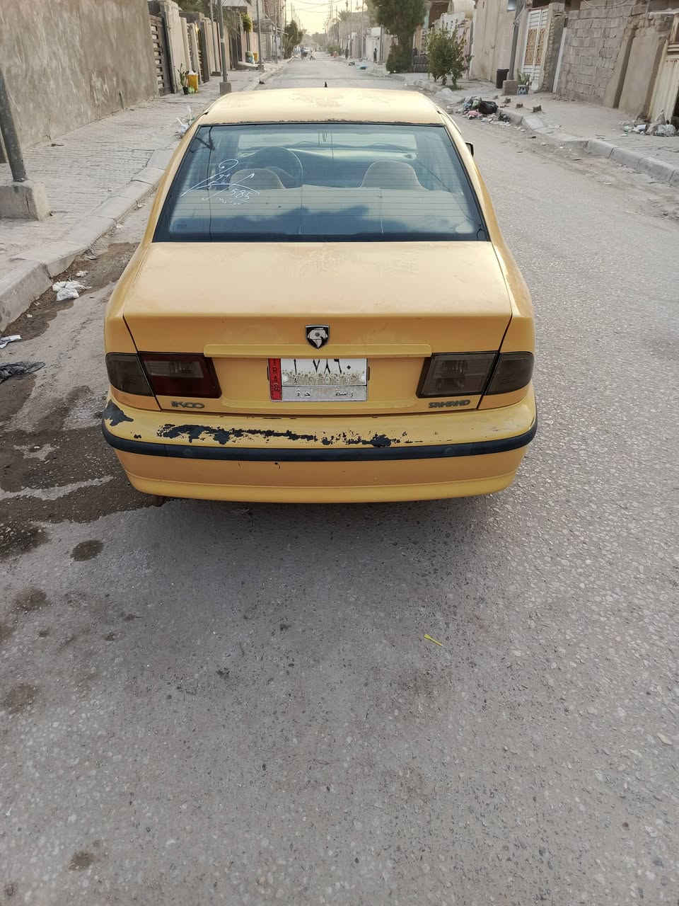 للبيع سمند موديل 2012 اصل كرستال       20 ورقه فقط 
كفاله عامه لاضربه ولا صبغ ولا تبديل ولا خياس  مكينه وكيرحاويه حداديه جديده كهربائيات كلهه شغاله تخم تاير جديد تبريد ثلج 🥶🥶 تدفئه 😡😡 شواصي بلاد مصفره غرامات هيئه عليهه 200 الف فقط تحويل مباشر 
مكاني كربلاء ***********

