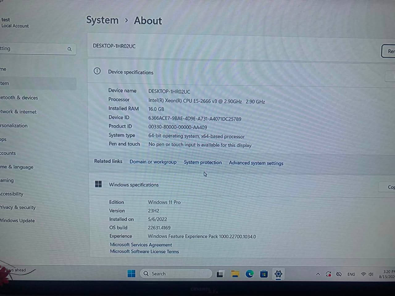 pc للبيع
المواصفات: 
المعالج :xeon E5 2666 v3 
كرت الشاشة :rx580 8 GB 
مذر بورد :x99
رامات :ddr4 16g قطعة وحده 
باورسبلاي :ATX 700W 
مراوح 3 RGB + مروحة المعالج 
السعر :400الف 
مكاني ناصرية السفينه 
موبايل :*********** 
تجي تفحص براحتك وكمل 
و عندي توصيل محافظات
