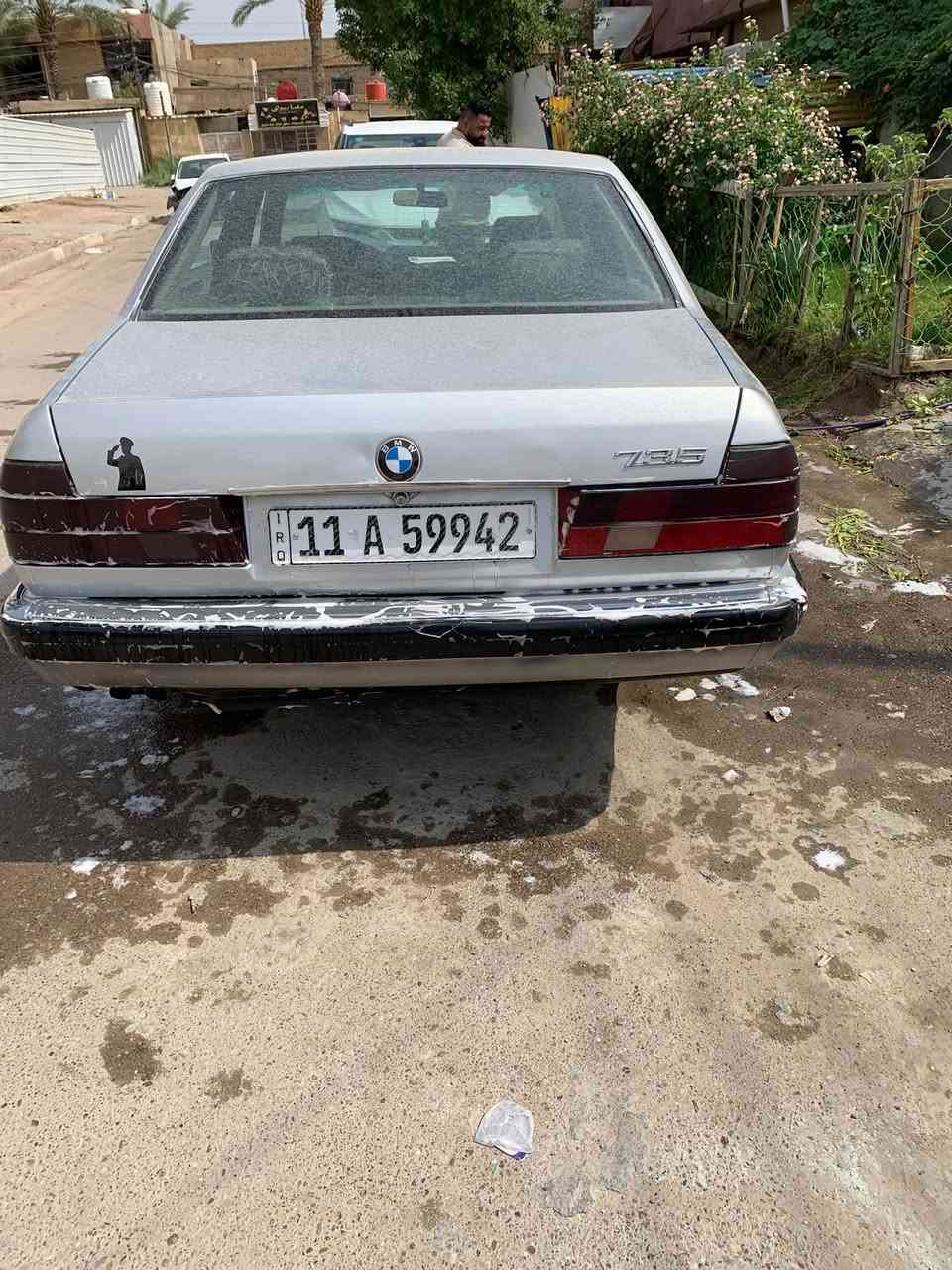 سلام عليكم بيع مستعجل جوه سوك بي ام دبليو  حجم  735i سلندر 6 رقم بغداد دولي تحويل مباشر  سنويه ٢٩ مكينه وكير وكسن حداديه فول مكفولات مال جناي تخم ويل مميز ١٧مع تخم  تاير جديد سياره مكفوله من ضربه بلاديه سياره رش جماليه عام اثر جراد  غرفه جلد اسود ملكي بلاديه سياره جاهزه حته جك وسبير بلاديات لايت ابو السوار سعره سياره. ٤٠ بيه مجال ***********  *********** كورك بي وتساب
