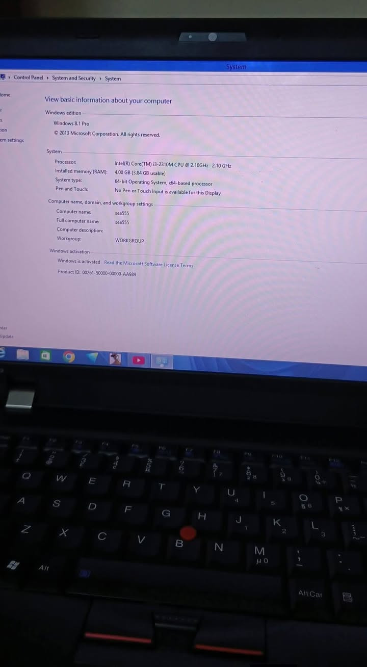 لابتوب لينوفو فول نضافة وسعر بلاش ب 100الف فقط😍
كوراي 3 
جيل 2 
رام4 
هارد 256 
يحتوي على بصمة يد 
وكامره 
بطاريه ممتازه جدا
بي برامج التواصل الاجتماعي
بي لعبة جي تي اي سان اندرياس 
والاورد والاكسل وبعض البرامج الهامه
يفيد للتصفح والدراسه والالعاب الخفيفه
صوته ستيريو فول عالي
والسعر 100الف فقط  شراي راسلني او اتصل على رقم***********
