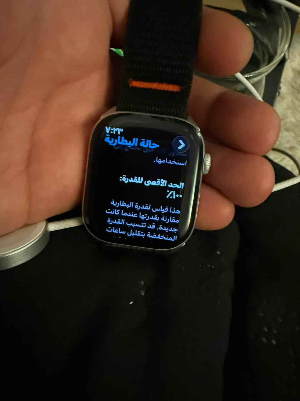 ساعة ابل ١٠ سيريس بطارية ١٠٠ نظيفة وبعدها بالضمان مع كامل محلقاتها وسير مامفتوح سعر ٣٥٠ 
واتس اب ***********
