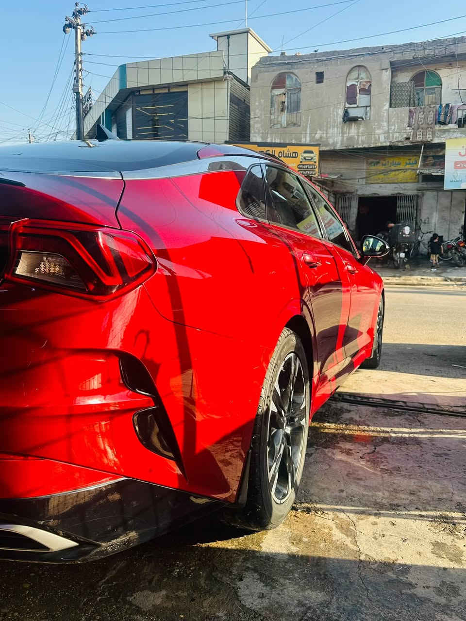 سلام عليكم
جي تي لاين KIA K5  
بيع او مراوس
وارد امريكي فقط البنيد بدون ايرباك بدون لغد بدون شاصي حته الراديترات بلاد
 موديل 2022
مواصفات فووول
ماشيه ١٠٠ ميل
--(بانوراما)
_محرك 1600 تيربو 
_بصمه تشغيل +بصمة ابواب
ــ 4 انضمة قيادة
_ شاشه كبيره
_تشغيل عن بعد
_لايت زينون ٣ عدسات
ــ لد نهاري
_ ترحيب عند الاقتراب
ــ قيادة ذاتية
_تحديد المسار
_النقطه العمياء
_رادار امامي جانبي خلفي
ــ توقف ذاتي
_فول تحكم ستيرن
ــ ستيرن رياضي حرف D
_كامره خلفيه دواره
_ شاشه كبيرة وايضا تدعم GPS
_كشنات جلد GT line
ــ كشن السائق كهربائي
_سايد بريك دكمة
ــ اوتو هولد
_اشاير بلمري الجانبيه
_بانوراما
معوقين باقيله سنه وتصير حره
عنوان السياره بغداد البياع
للاستفسار***********
