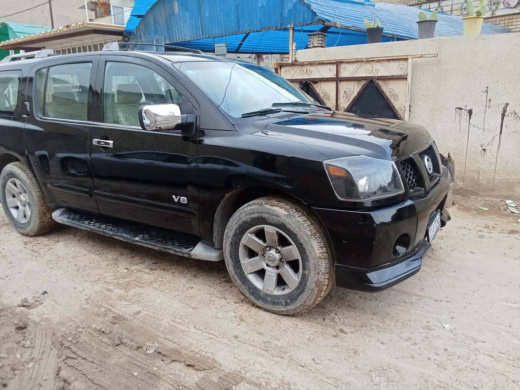 ارمادا موديل 8 رقم بغداد الدولي باسمي
مكفوله من الحادث وطخه  بيهه صبغ حزام اثر جراد   شواصي شرط كله جديد ع وضع شركه 
كير محرك شرط الكفاله جديد 8 سلندر  عليهه منضومه غاز ايطاليه شغاله ٨٠ لتر
تبريد تدفئه كله شغال صدر جديد
شاشه كبيره 
كشنات تحكم كهرباء  كله جلد
7 راكب جبيره وعائليه
السعر 88 وبيهه مجال شي بصيط
📞للتواصل: ***********
مكاني بغداد 
.
.يرهم مراوس بغداد, العراق
