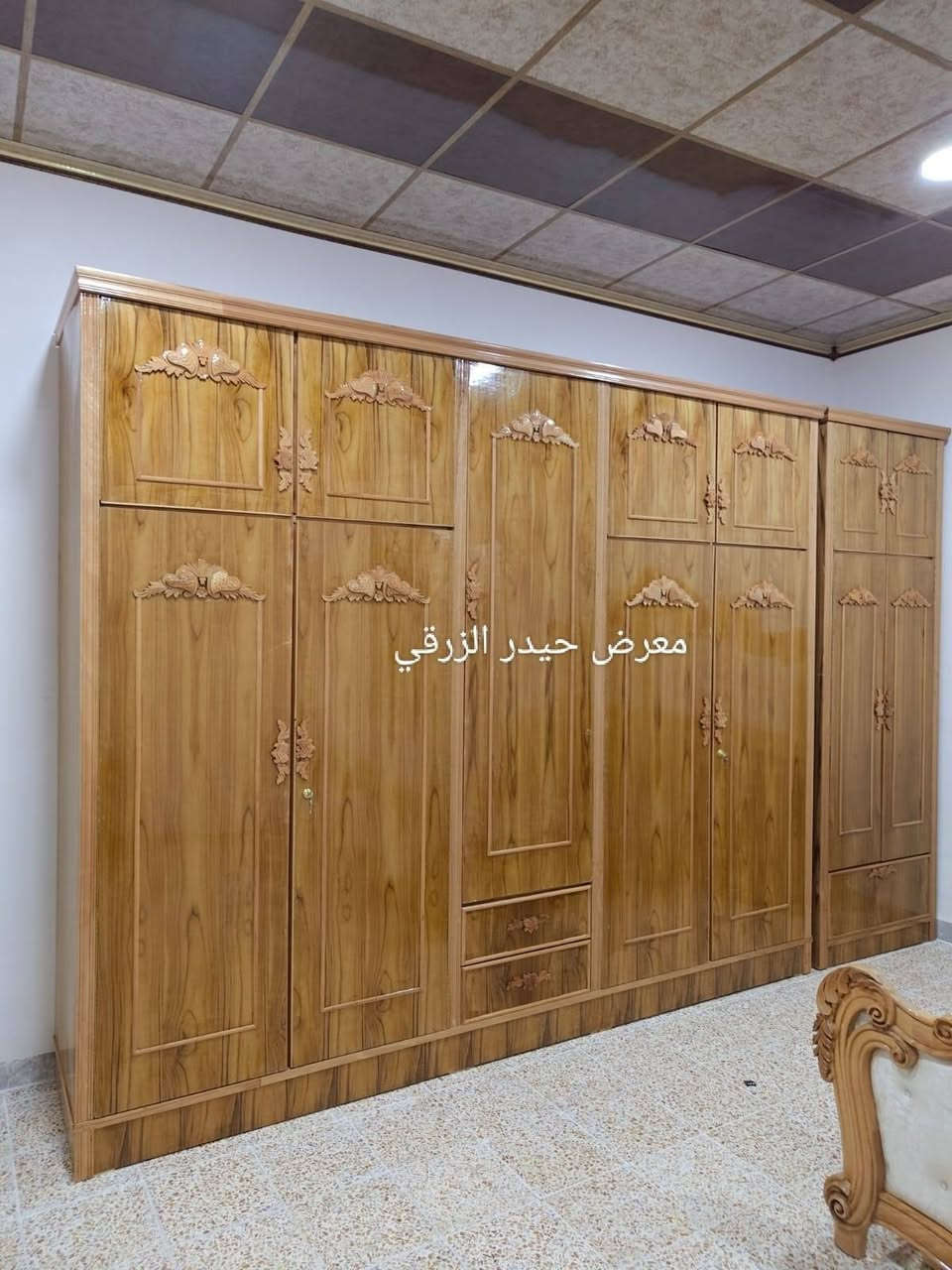 غرف نوم نقد و بالتقسيط على12و 18 شهر بدون مقدمة
خدمة استبدال الغرفة القديمة بغرفة جديدة مع الاتفاق على الفرق
العنوان الموصل الأيمن الصناعة القديمة اليابسات 
لمزيد من المعلومات التواصل على الرقم
*********** يوجد واتساب
المشمولين بالتقسيط جميع الموظفين والمتقاعدين وابطال الدفاع والداخلية
