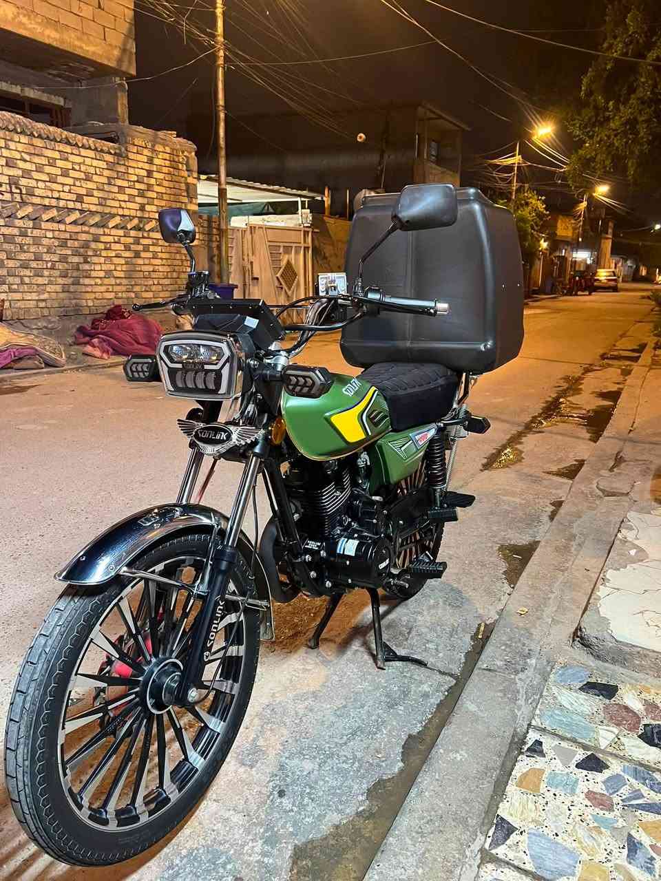 السلام عليكم دراجه سونك محرك 200cc ما مفتوحه الدراجه برغيي ما مفتوح بيه اوراق كامله السعر850 هذا رقمي ***********
