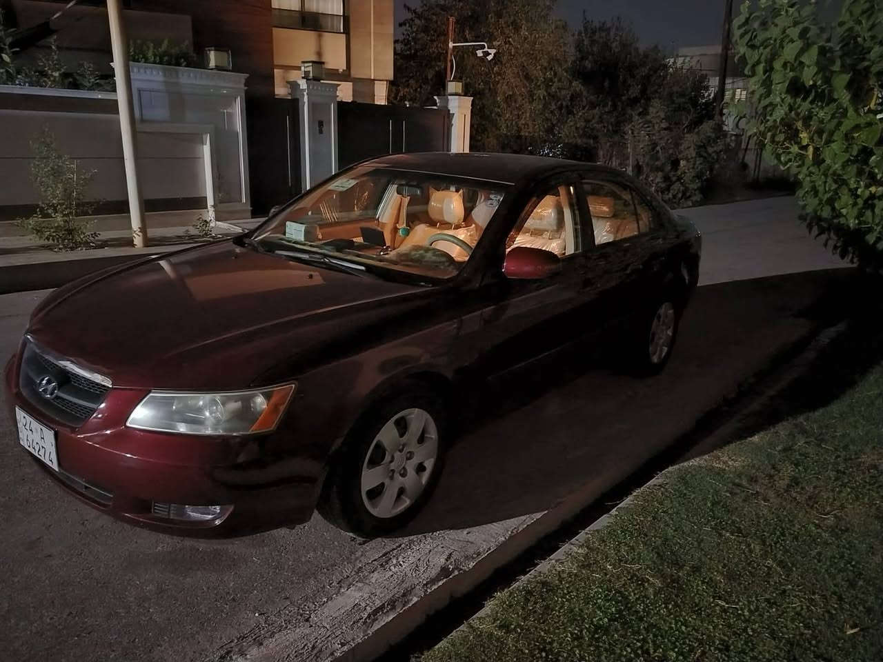 سوناتا موديل 2008 رقم دهوك امريكي صبغ راس الجامغ الامامي وباب الخلف السايق بي بارد بسمي سنويه 2030  سياره انطيها كلها شرط ترايك بصره السعر 105 وبيها مجال قليل ***********
