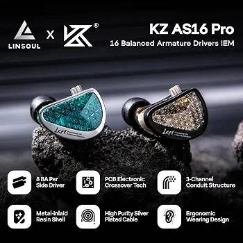 🔥🔥 للاعـبين اللي ما يرضيهم الصوت العادي… وصل الوحش 😈🎧

🎮💥 KZ AS16 PRO 💥🎮
🔥 16 Balanced Armature Drivers 🔥

👣 تسمع الخطوة قبل لا يطلع الخصم!
🎯 تعرف اتجاه العدو بدقة
🔫 صوت الطلقات والحركة واضح ومفصل
⚡ مناسبة جداً لـ PUBG والألعاب التنافسية
🎧 تفاصيل صوتية تخليك تعيش أجواء اللعبة بكل قوة
🎵 ومو بس Gaming… صوتها قوي وممتع للموسيقى أيضاً!

💣 16 درايفر = تفاصيل أكثر 🔥
😈 الخصم يتحرك؟ راح تسمعه!
👂 الخصم قريب؟ راح تعرف منين جاي!

💰💥 السعر فقط 35,000 دينار! 💥💰

🚚 متوفر توصيل
📩 للحجز راسلنا خاص
📱 واتساب: ***********

🔥🎮 لا تلعب وأنت أعمى صوتياً… اسمع كل خطوة وسيطر على القيم! 😈💀🎧

نص مكتوب في الصور:
- LINSOUL x KZ KZ AS16 Pro 16 Balanced Armature Drivers IEM 8 BA Per Side Driver PCB Electronic Crossover Tech 3-Channel Conduit Structure Metal-inlaid Resin Shell High Purity Silver Plated Cable Ergonomic Wearing Design
- Customizable Detachable Design
- Recessed 2-Pin Cables. Secure Fit, Easy to change
- High Purity SilverPlated Cable
- The Recessed 2pin Connector
- HEADPHONESADDICT