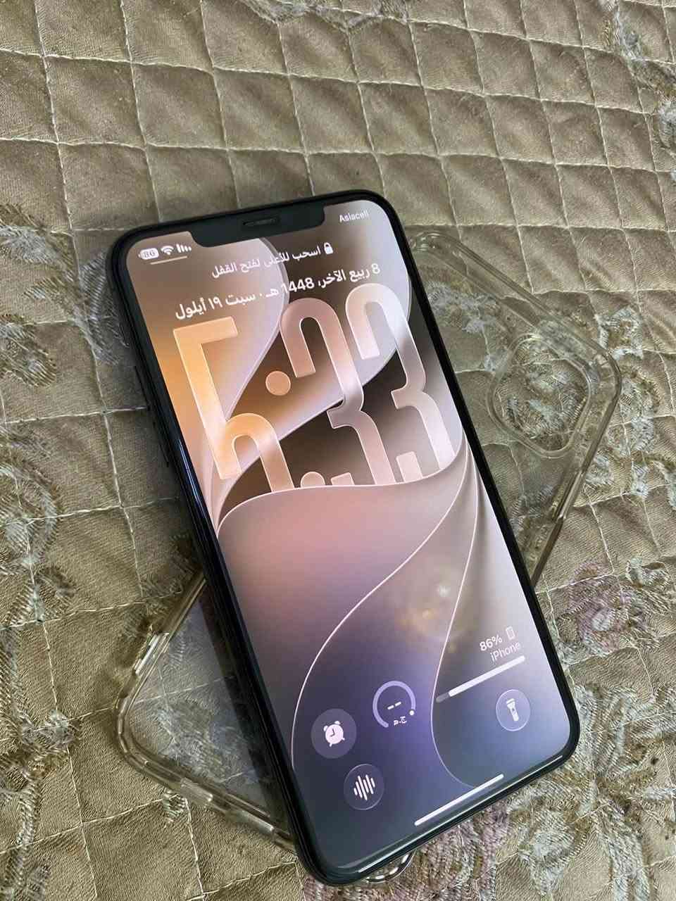 السلام عليكم 

11 برو ماكس

ذاكرة 64
بطاريه 82
نموذج M ياباني
لون زيتوني
ملحقات فقط كفر ولاصق شاشه

جهاز مكفول لا مفتوح ولا مبدل بي شي وكلش نظيف

المراوس فقط للمراوس فقط بتكنو بوفا سلم أو انفنيكس نوت 50 برو 

مكاني الحسينيه 

***********

نص مكتوب في الصور:
- 5:35
- حول
- الاسم
- iPhone
- إصدار iOS
- 27.0
- اسم الطراز
- iPhone 11 Pro Max
- رقم الطراز
- MWHH2J/A
- الرقم التسلسلي
- G6TC22WSN70W
- انتهت صلاحية التغطية
- الأغاني
- 0
- الفيديوهات
- 15
- الصور
- 272
- التطبيقات
- 18
- السعة
- متوفرة
- 64 غ.ب.
- 28.42 غ.ب.
- 5:37
- حالة البطارية والشحن
- كما هو الحال مع البطاريات القابلة لإعادة الشحن، بطارية الهاتف قابلة للاستهلاك وتصبح أقل فاعلية مع الوقت. معرفة المزيد...
- الحد الأقصى للقدرة
- 82%
- هذا قياس لقدرة البطارية مقارنة بقدرتها عندما كانت جديدة. قد تتسبب القدرة المنخفضة بتقليل ساعات الاستخدام بين عملية الشحن والأخرى.
- أقصى قدرة للأداء
- ستساعد الأنظمة المضمنة في النظام والمكونات في تخفيف آثار الأداء التي قد تلاحظها أثناء التقدم الكيميائي في عمر بطارية iPhone.
- شحن البطارية المحسن
- للحد من استنزاف عمر البطارية، يتعلم الـ iPhone من عادات الشحن اليومية، بحيث ينتظر ولا يتجاوز 80% حتى يحين موعد حاجتك إلى استخدامه.