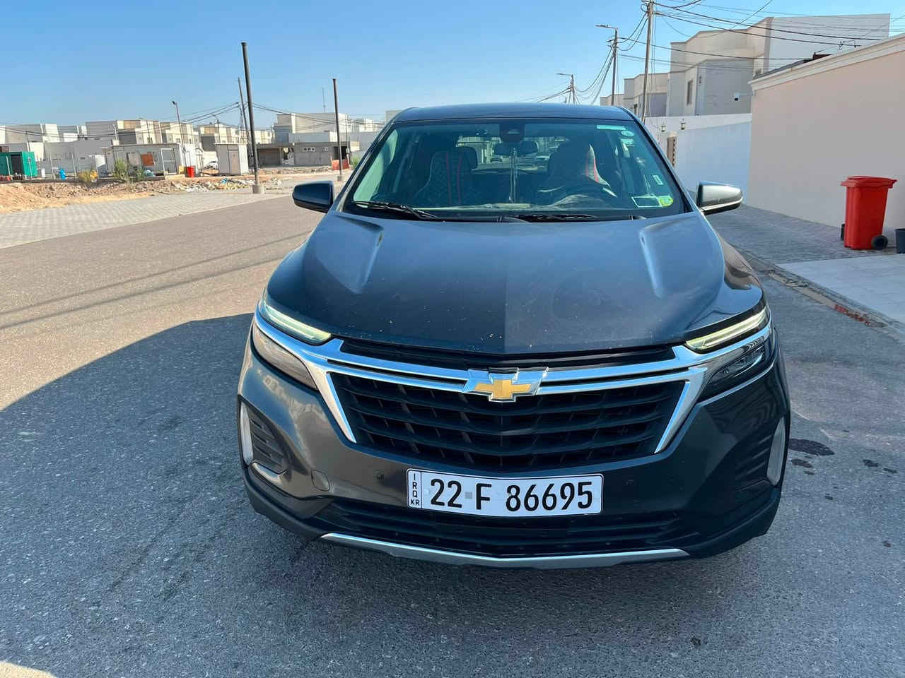 شوفرليت اكوينكس( Chevrolet Equinox)
اللون نفطي
موديل : 2022
مرقم اربيل تحويل ثاني يوم 
المواصفات : LT AWD
المحرك 4 سلندر 1.5 تيربو
بصمة تشغيل
رادار امامي تفاعلي للتنبيه
اشارات بالمرايا الجانبية
كشنات مخمل
تحكم ستيرن + مثبت سرعة
هند بريك كهربائي 
حساسات خلفية
كامرة خلفية 
كرسي السائق تحكم كهرباء
تبريد قطعتين 
شاشة ابل كاربلي و اندرويد اوتو
العنوان: النجف الاشرف
للاستفسار ***********
