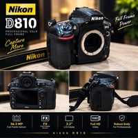 نيكون D810 • كاميرا • فول فريم