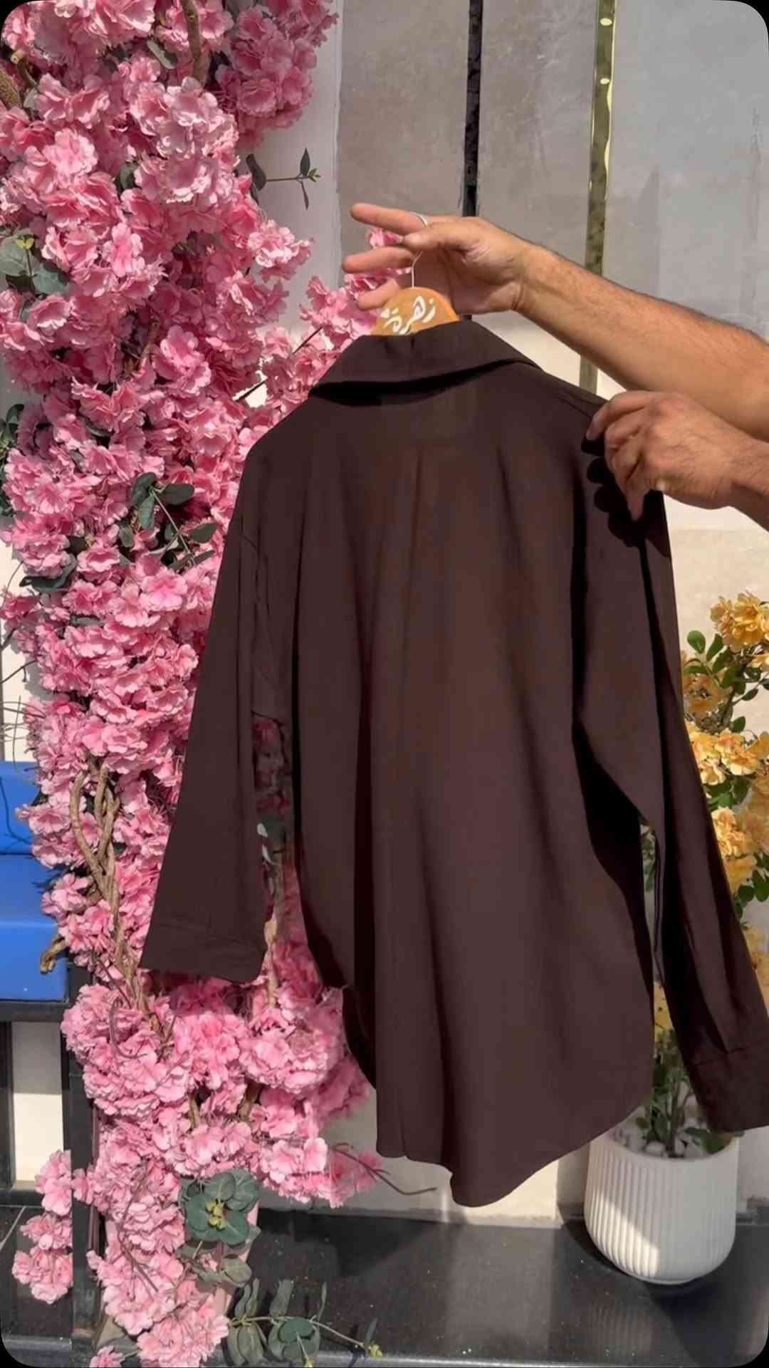 قميص • خامه بهاري • فري سايز ٤٢-٤٦