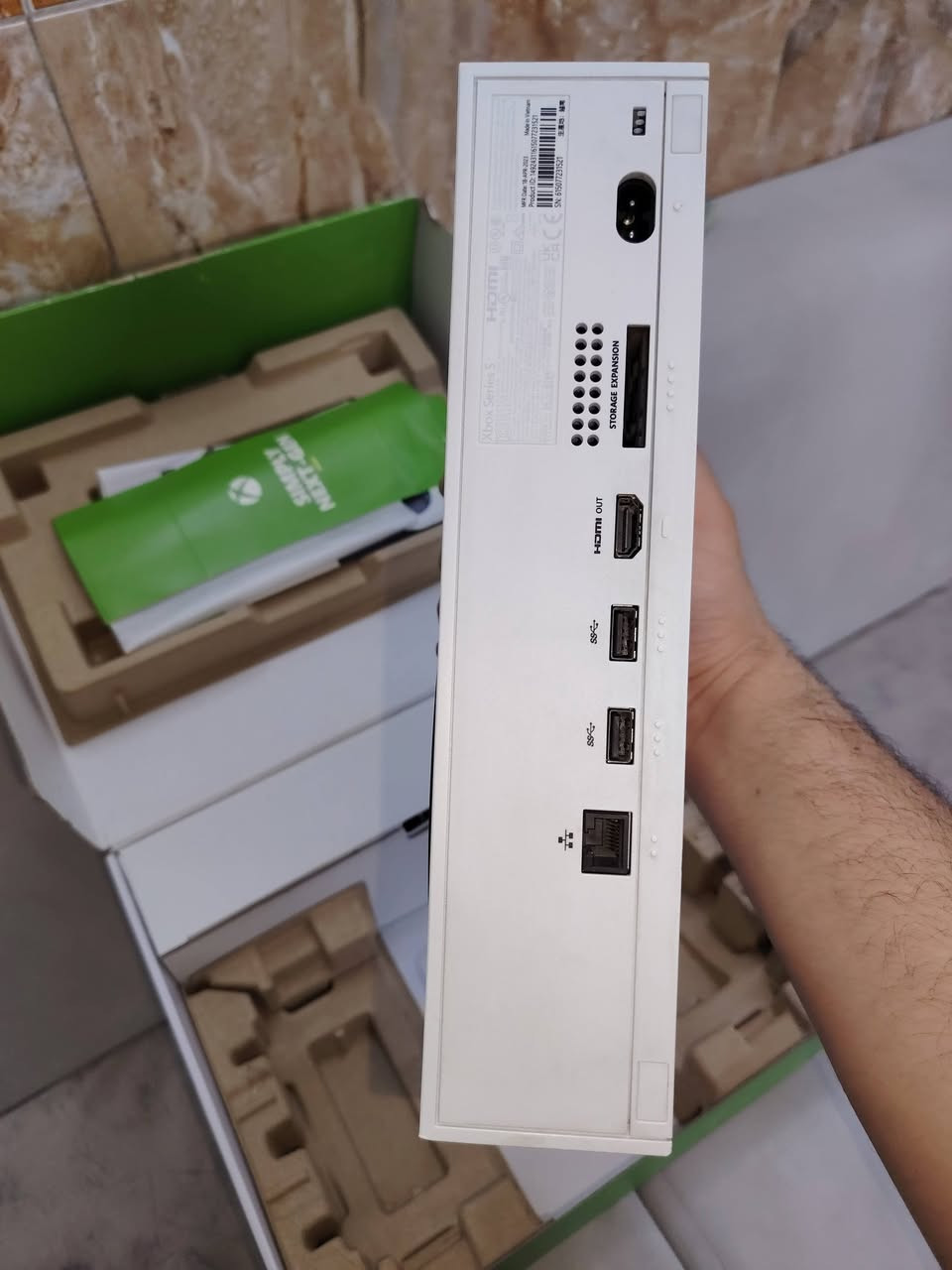 اكس بوكس سيريس اس للبيع
Xbox series S
512
لوك ستيكر غير مفتوح
كامل الملحقات وياه ubs  ومبرد 
كامل الملحقات
يده الاصليه 
وايرات كلها مال شركه
ويا كارتون الأصلي 
اصدار 2023

السعر 380
***********
العنوان بغداد الأمين الثانية
