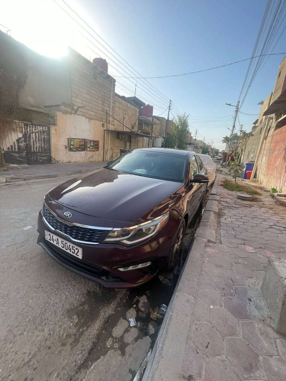 كيا اوبتيما 2020 كرزي
وارد امريكي
الضرر
ربع البنيد فقط 
حدادة فول جديدة
تبريد خير من الله 
مكينة كير مكفولة
تخم تاير جديد
رقم بصرة دولي باسمي
لاستفسار الاتصال على
***********
