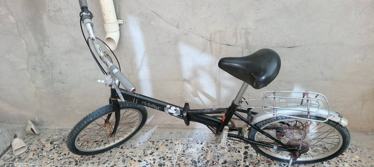 السلام عليكم بيسكل البيع بيسكل ما ناقصه شي نضيف كير المكان جغيفي الثانية السعر 35بي مجال بسيط رقم الهاتف ***********
