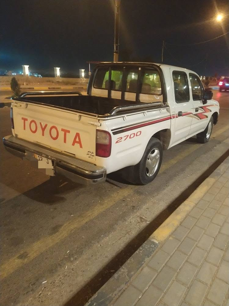 🚘 للبيع تويوتا موديل 1999
🔹 دبل 4×4
🔹 محرك وكير شرط
🔹 تدفئة وتبريد شغال
👈السعر 97 وبي مجال 
🔹 طخم جديد
🔹 تواير جديدة
🔹 شاصي نظيف
🔹 صبغ حزام جمالية
🔹 رقم نينوى إنكليزي جديد
🔹 شرط التحويل والوكالة

رقم الهاتف ***********
رقم الهاتف *********** موصل, نينوى
