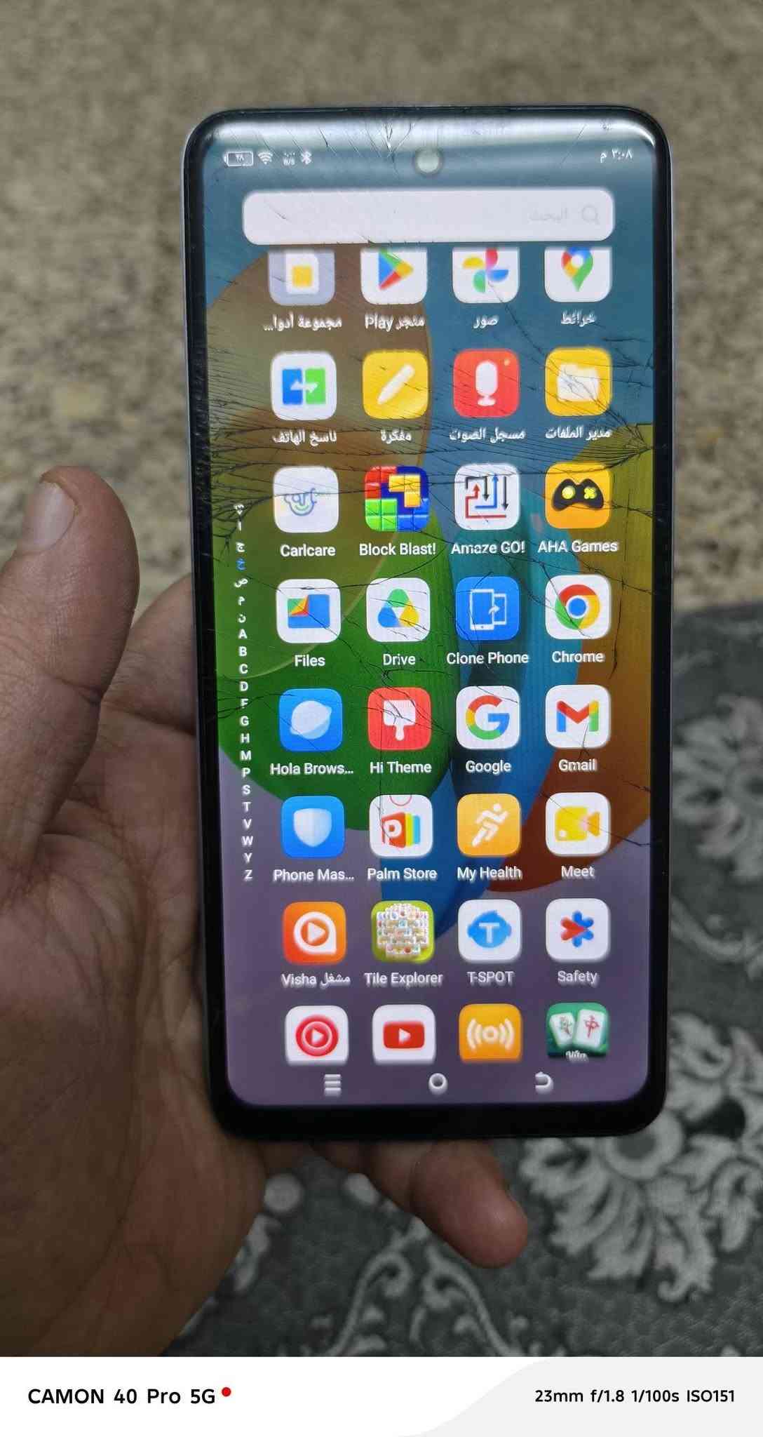 تكنوو للبيع جهاز نضيف مابي عيب فقط شاشه بس ممأثر ع لمس كامل شغال كوكل برامج كلها شغاله اي عيب مابي فقط شاشة واكع عليها 
سعره,,,, 100
