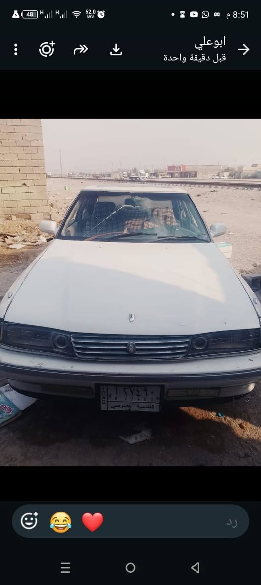 سلام عليكم خوان  مارك  كصيف  كفاله من النقل ولكص أتخم تاير  تحويل ثاني يوم  محرك خير من الله  سياره جديده  ***********
