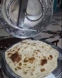 تنور غاز • أرضي مدور • مع اغراضه