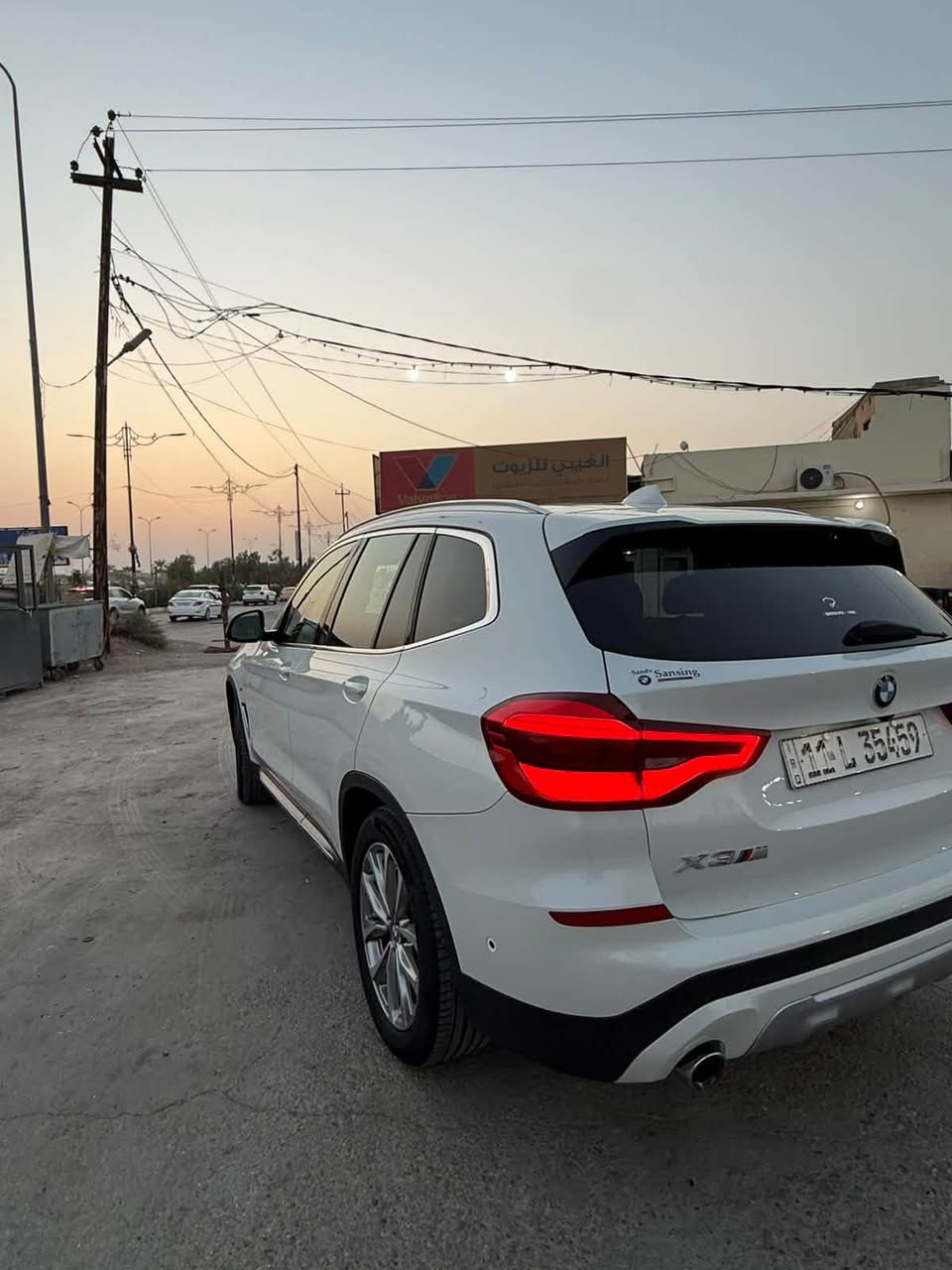 سلام عليكم…
Bmw x3 SDrive 30i LUXRY Line
وارد امريكي CLEAN TAITLE

شاشة وسطية ونظام iDrive.
* مقاعد كهربائية أمامية.
* داخلية بيج.
* مقود BMW رياضي.
* تشغيل وإضاءة داخلية.
* فتحة سقف بانورامية؟
* جنوط BMW أصلية متعددة الأذرع.
* حساسات أمامية وخلفية.
* كاميرات/أنظمة مساعدة 
* أضوية أمامية LED،
*بگ لايت LED
*ستيرن تدفئه
*كشنات تدفئه تبريد
*اضائه تكيفيه مع المقود
*سستم صوت harman/kardon
*شاشه ذكيه مع تحكم ايمائات بالأشاره
*تخم تاير جديد
*حداديه جديده وكاله بالكامل
*صندوق قدم
*السياره مكفوله كفاله عامه
*الممشى:182,000 كيلو متر
*السعر:23,000$ قابل للتفاوض
للتواصل: ***********
*مكان السياره:ديالى.بعقوبه الجديده
Nashwan Muayad
Ziyad Tariq
