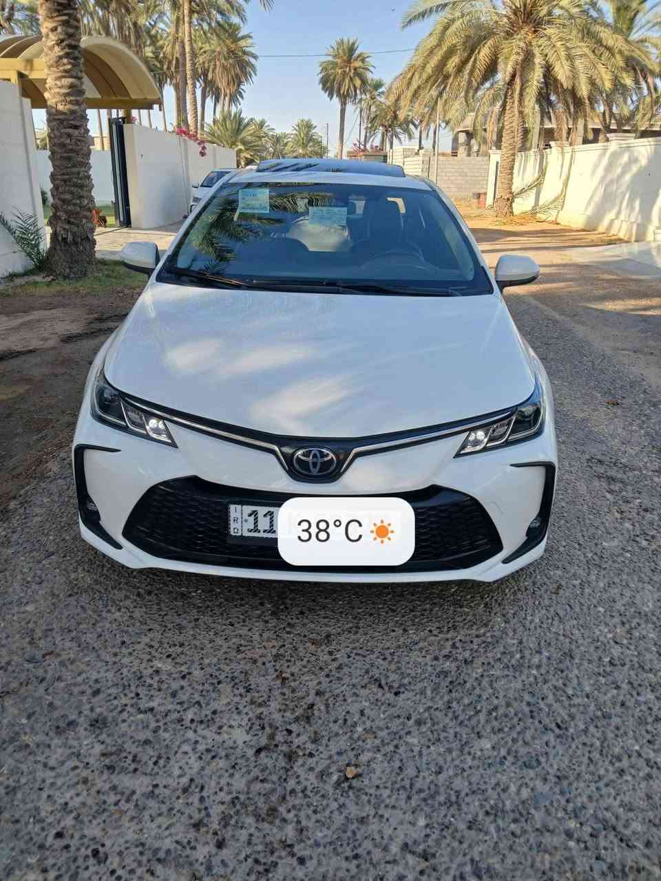 السلام عليكم للبيع كورلا هايبرد ٢٠٢٥ رقم بغداد شكل الخليجي مواصفات معروفه فول عدا الكشن كهرباء كفاله عامه فقط كرت بالدعاميه اثر شخط ماشيه ٦ الاف قابله للزياده ارضيه مغلفه جلد والصندوك مغلف تحويل مباشر مكاني الرمادي للاستفسار ***********

نص مكتوب في الصور:
- 38°C
