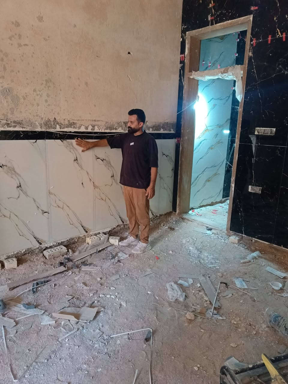 سلام عليكم خلفه سيراميك بورسلين مرمر جداري ارظي درجة اولى رقم ***********
