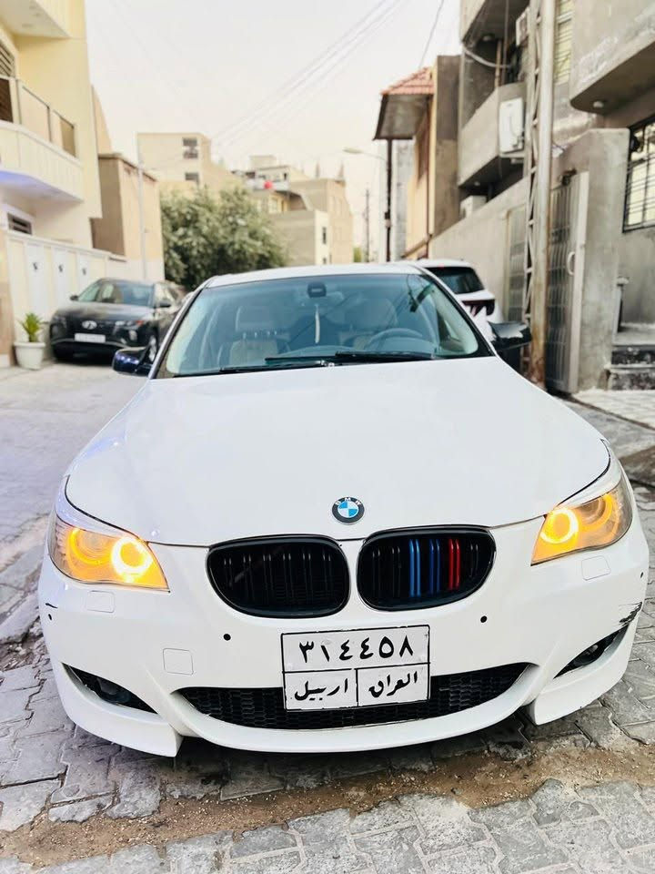 للبيع ميماتي بي ام دبليو N52 B28 E60
( خليجي ) 2008
لون ابيض متغير 
رقم اربيل تحويل ثاني يوم شرط. لا غرامات ولا حجز ولا سرقة مرفق وياهة صورة الكشف عن معلومات السيارة 
كهربائيات عل بلاد ماملعوب بيهن 

سيارة عليها كت M كامل
بيه صبغ حزام أثر جراد بدون دك أو جاكوج أو ضربة قمارة
مكفولة حتى من الصبغ القمارة  
1_بصمة
2_تبريد قطعتين
3_كروز سرعة
4_منظومة تبريد جديدة كاملة
5_مراية داخلية وجانبية عاكسة
6_تحكم ستيرن
7_كشنات كهرباء
8_شاشة أعطال
9_داخل بيجي
10_لايت زنون LED
11_كشنات  جلد بيجي
12_سلايد3طكات
13_ويل M مع تخم تايرات جديد
14_بك لايت LED 
15_صدر أمامي  خلفي جديد 
16_داخل جلد ومغلفة الكشنات 
17_منظومه تبريد كاملة جديدة
18_حساسات أمامية وخلفية  بس مامربوط
19_إنارة ترحيب
20_دمامات بلادية
21_منفذ AUX
22_ماوس تحكم
23_شاشة
 السيارة فول عل اخير 
الـسـعـر 90 تم تخفيض السعر لين مستعجل بالعافية على الياخذهة 
مكاني: بغداد المنصور الوشاش 
رقم : ***********
