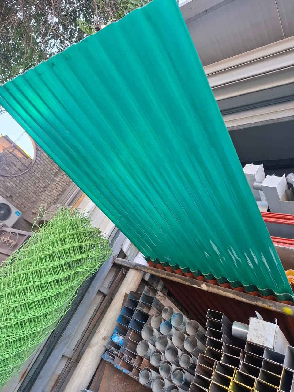 بسم لله الرحمن الرحيم
🛑متوفر قرميد حديد  جميع الوان متوفره 🛑

كميه مفتوحه 

🚨متوفر جينكو بلاستك طول 6 × 85 سم 🚨

‼️ متوفر كيربي جديد جميع القياسات خفيف‼️ وثقيل 

عنواني مدينة الصدر  نهاية شارع الفلاح 

متوفر خدمة توصيل جميع المحافظات 

( *********** ) 📞✅️ 

خاص واتساب إتصال  مفتوح
