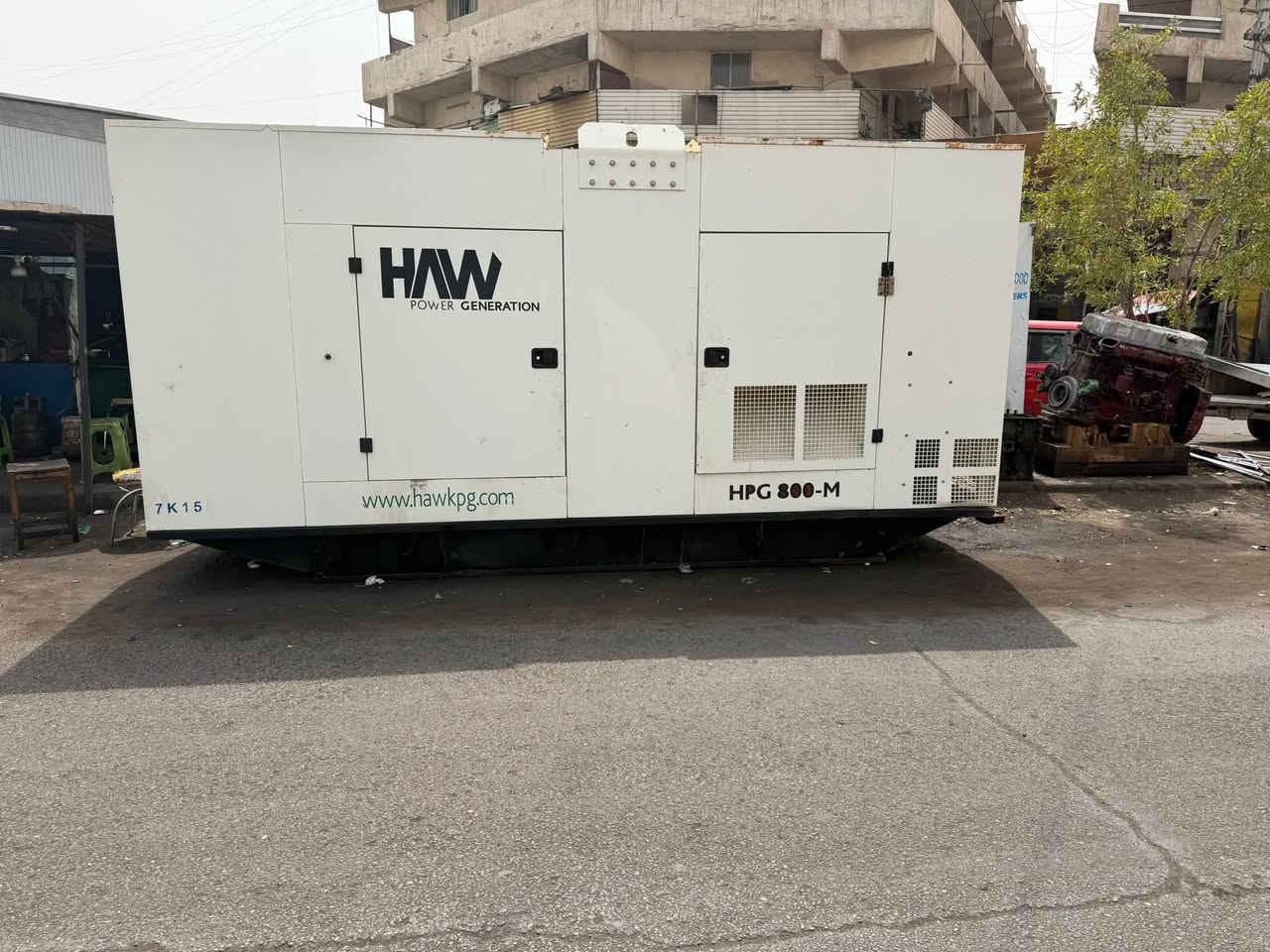 دايو صقر ١٢ سلندر
توليد ٦٥٠ kva
موديل حديث قايش عريض
العنوان بغداد الشيخ عمر 
سيد حمودي الزويني /***********
