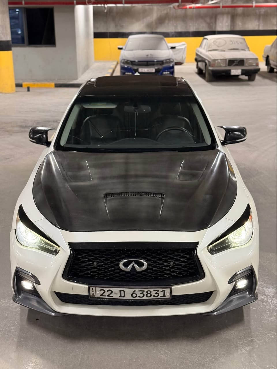 إنفينيتي Q50 • ٣٫٠ توين تيربو • ماشيه ١٤٢ ألف كم