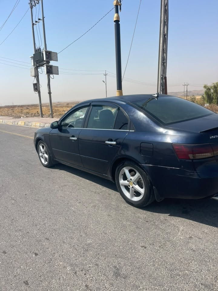 سوناتا موديل2007  محرك 6vحجم 3300محرك وكير شرط رقم نينوى جديد مصبوغه احزام جماليه السعر خاص ‭***********‬
