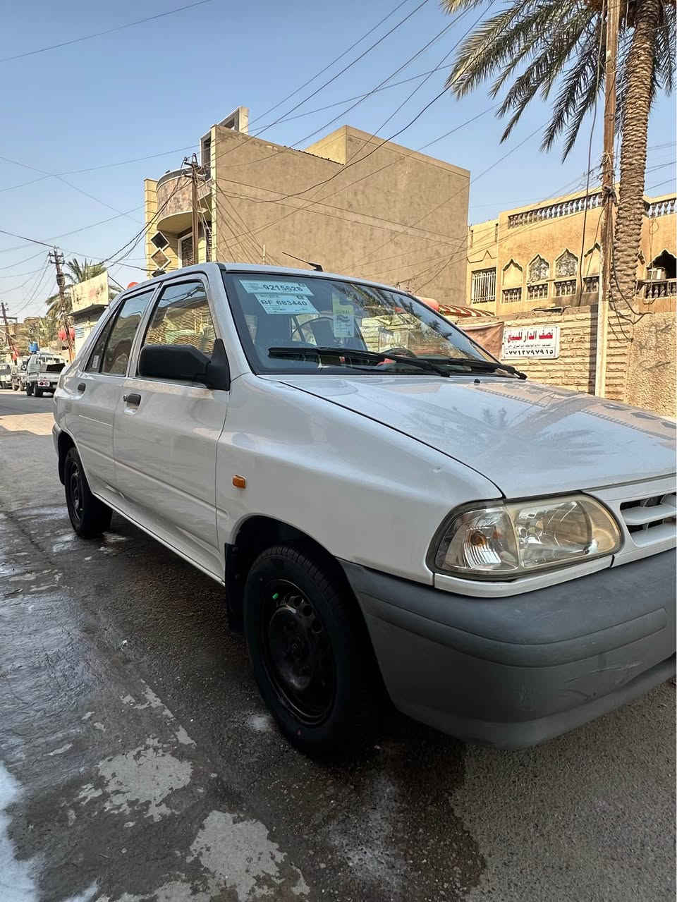 من رخصت الادمن 
سلام عليكم.. سايبه 2023 السياره لا ضربه ولا تبديل ولا صبغ مكفوله فقط بارد بيها .. السياره بلاديه استلمنها من الشركه والحد الان عدنه … كير ومكينه خير من الله .. تبريد ثلج .. تخم تاير جديد ..  ماشيه 78 .. رقم بغداد تحويل مباشر .. السعر 64 وبيها مجال شي بسيط حك الجيه .. مكاني بغداد منطقه الحبيبيه *********** بغداد, العراق
