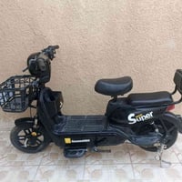 دراجة شحن • نضيفه • عوزه بطاريات