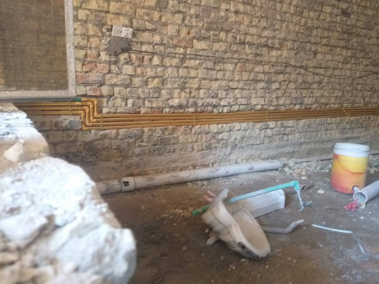 بسم الله الرحمن الرحيم

تم إكمال منزل مساحته 150 متر طابقين في منطقة بغداد الجديدة النعيرية

أنجز العمل ببايب ماركة KM الالمانية تحت ضغط 20 بار حقيقي

العمل دفن وتم عزل الالطابق الأرضي عن الأولى وكذلك تم إنزال نزالات خاصة السخانات

للاستفسار

***********
