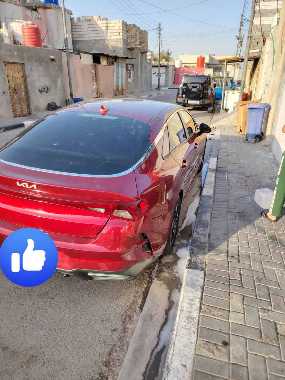 سلام عليكم سياره كي فايف مديل 22  جيتي لاني فول مواصفات ماعده الفتحه سياره جاهزه كير مكينه كفاله حداده تبرين تخم تأير سياره بيه جاملغ وبنيد معوقين وكاله عامه ثاني يوم مكان بصره رقمي *********** سعر 125 وبيه مجال بصيط
