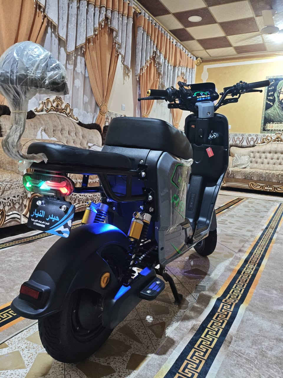 سلام عليكم
دراجه شحنR9موديل 2026 وينلي فول مواصفات ✅ بطاريات عدد5اصليه ✅نظام Rرجوع الى الخلف ✅شاشه دجتل نظامه بلوتوث   تحديد اعطال 4سرع ✅بريكات هيدروليك قويه جداا ✅السرعه القصوى70KM✅جهاز انذار ضد السرقه✅ملف 1200✅لايت LEDزنون ✅سويج /بصمه /كارت ✅اشاير دبلات عدد 4✅

دراجه نظيفه 
السعر 525وبيه مجال بسيط 

مكان البصره
راسلني خاص او رقم ***********
