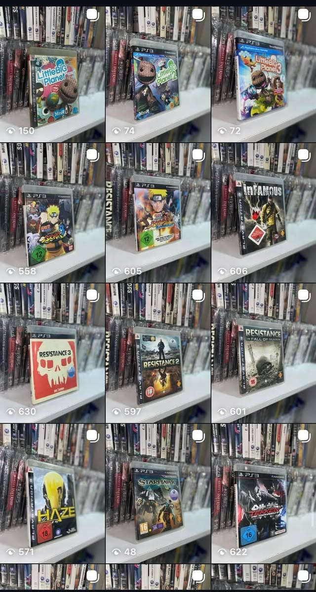 کلهم موجود 

رابط صحفتیhttps://www.instagram.com/brandgamestore?stkn=aG5qMDB3MG9mMjls&utm_source=qr

نص مكتوب في الصور:
- 774 756 676 517 505 443 502 499 450
- 491 754 554 475 100 83 504 85 537 500 66***********8 534 318 554 547 586 497 42***********4 72 558 605 606 630 597 601 571 48 622
- 30.000
- All Cib - very clean
- هەموویان کاملن
- کڵهم نظیف و کامل
- ١١ ی لوكه ، ئه وانی تر وه كو لوك وان
- ١١ منهم سيلد جديد باقي مثل جديد