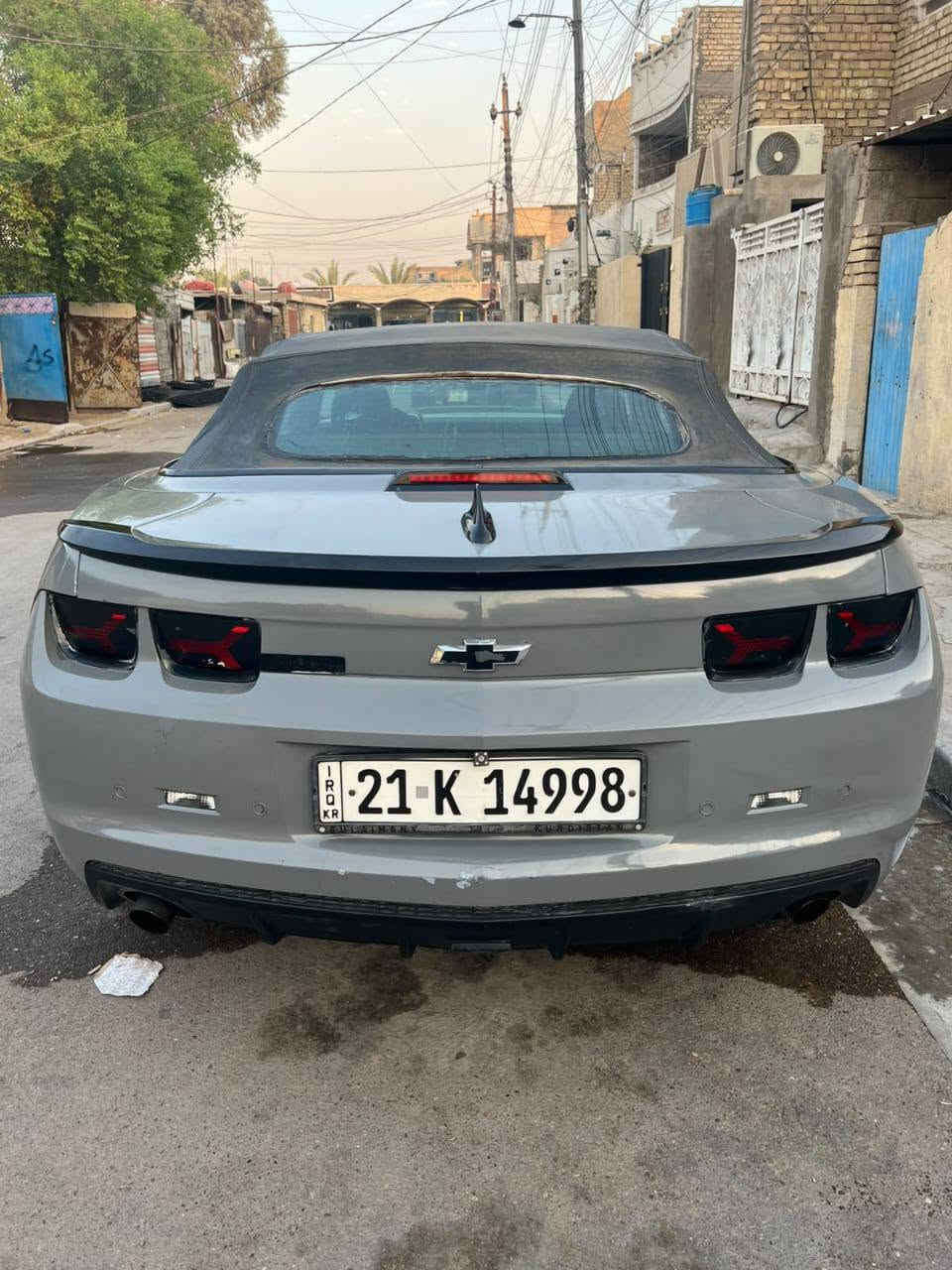 للبيع فقط كمارو موديل 2013
كير مكينه حدادية تبريد كله جديد 
لون سمنتي أصل كير اوتو 
سنوية بااسمي هزة جديده
مكفولة من ضربة السعر 67 
مكاني بغداد شهداء البياع 
لاتصال ***********
