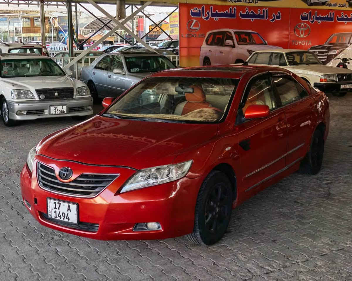 كامري موديل 2008 خليجي فول مواصفات 
مكفوله من ضربه قويه وكلبه بيها جاملغ خلفي بي تعمير قليل بدون دواخل مصبوغه عام جماليه 
رقم مثنى دولي تحويل مضمون السعر 66 وبيها مجال مكان السياره نجف للاستفسار ***********
