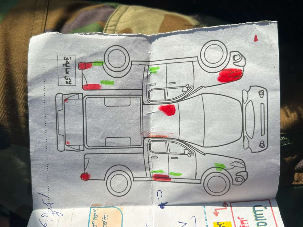 سةرةتا بةناوي خواي گةورة
پيكاب ديّر 
موديل ٢٠١٠ 
دةفتةر بةنزيني لةگةلة 
دةعموو ليدراوي نية چةن چيگةيةكي بوياخة سونةرم داناوة 
سةقفي گةر بوة 
گيروو مةكينةي بةشةرتةو كيشةي نية 
سةنةوي ٢٠٢٥ بةسةر چوة رةقةم باريكة 
سعري ٦٢ گلاو مةجالي برايانة برايانة. 
***********
***********
